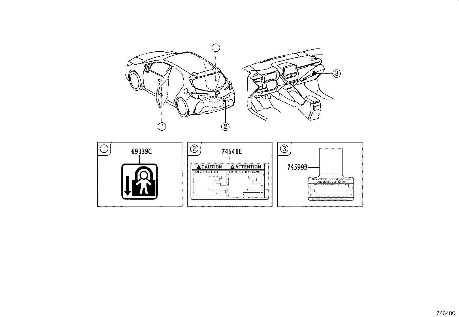 Exploded illustration 746480