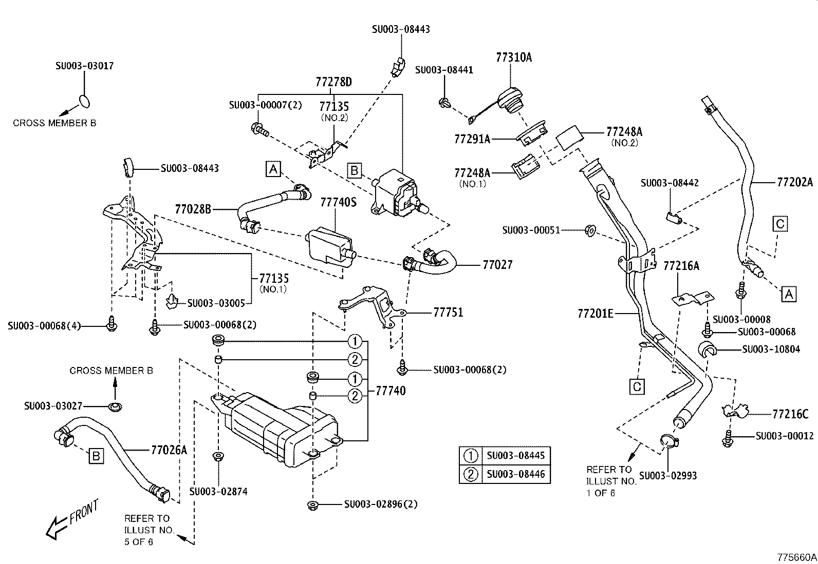Exploded illustration 775660A
