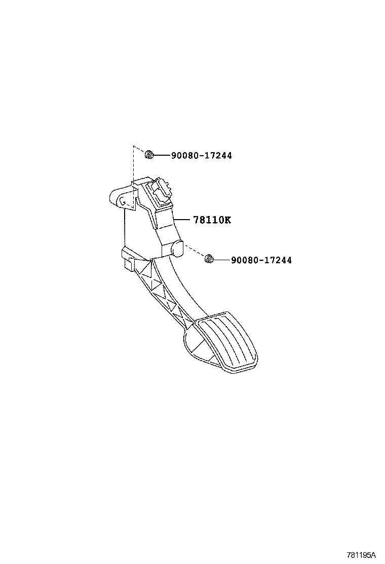 Exploded illustration 781195A