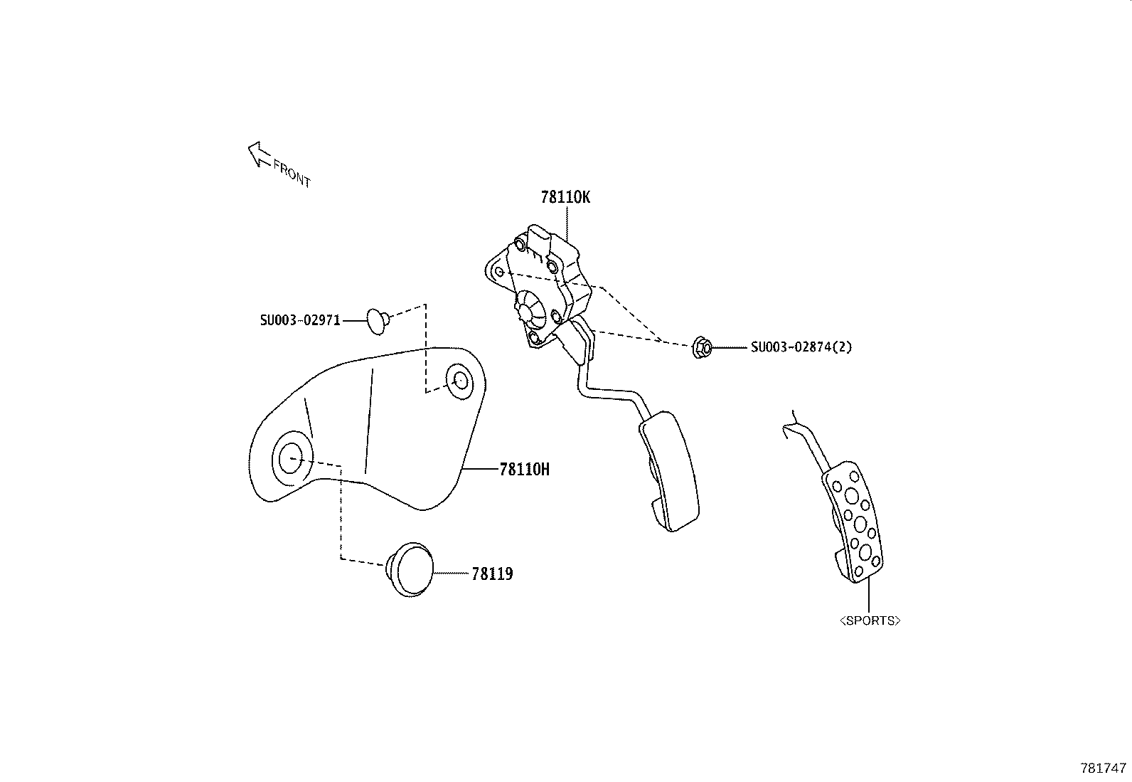 Exploded illustration 781747