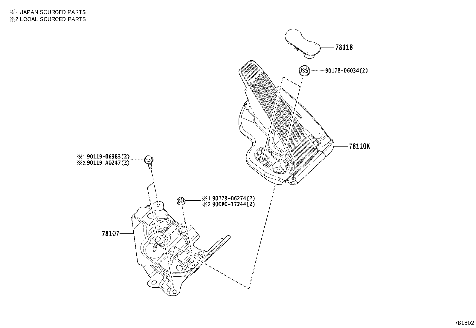 Exploded illustration 781802