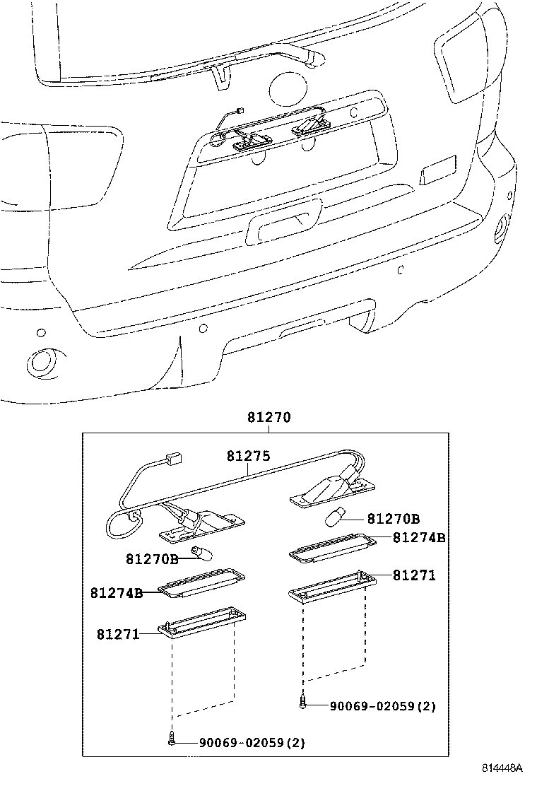 Exploded illustration 814448A