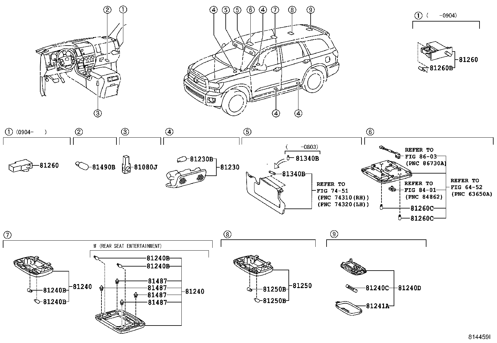 Exploded illustration 814459I