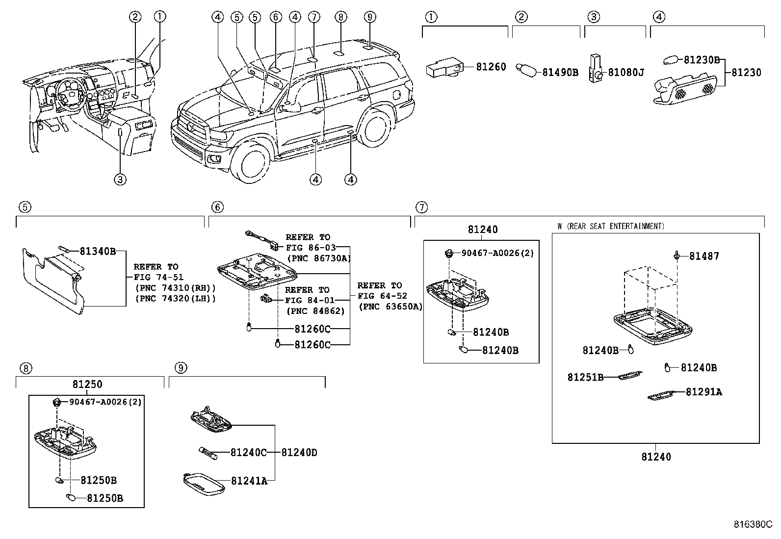 Exploded illustration 816380C
