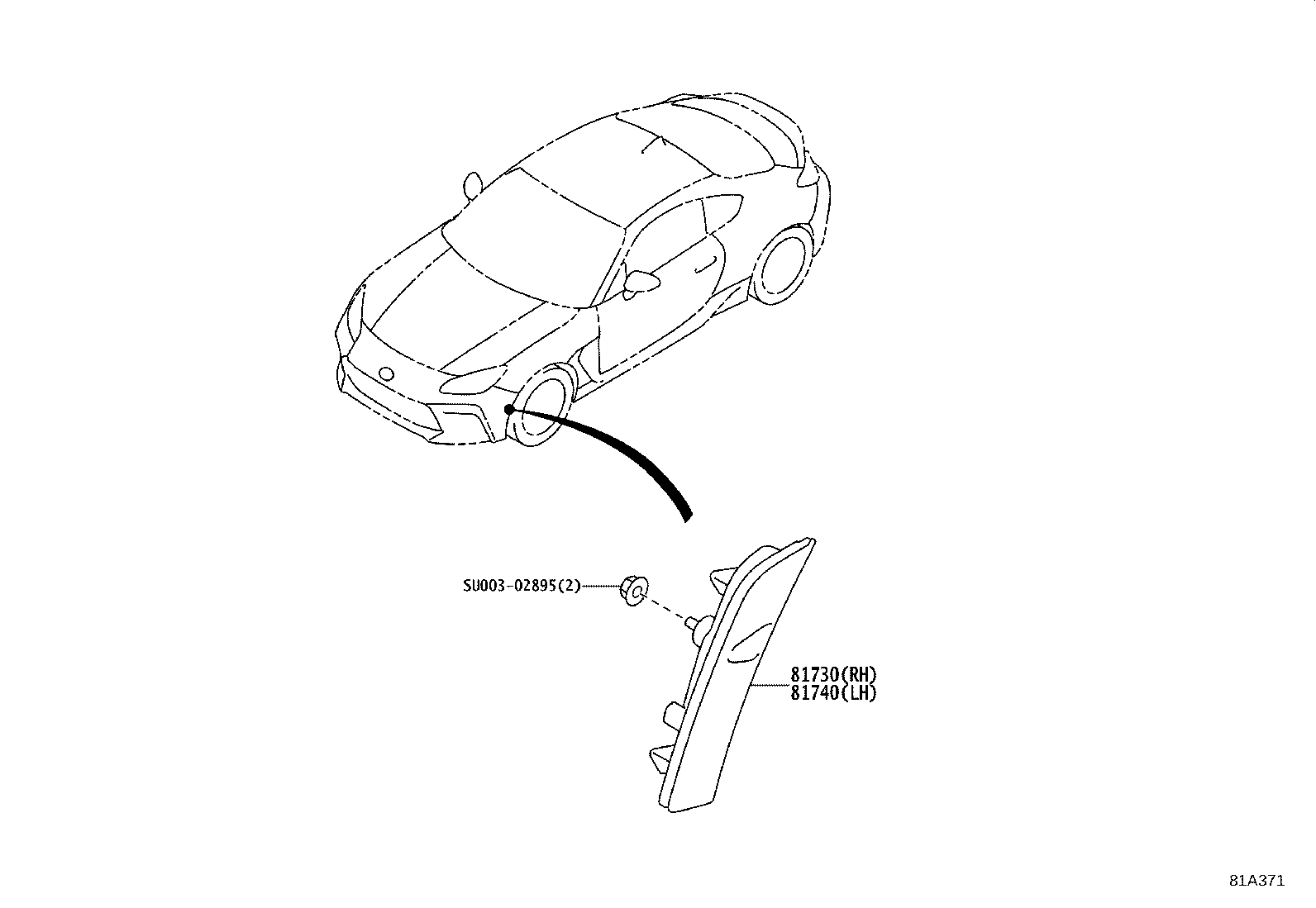 Exploded illustration 81A371