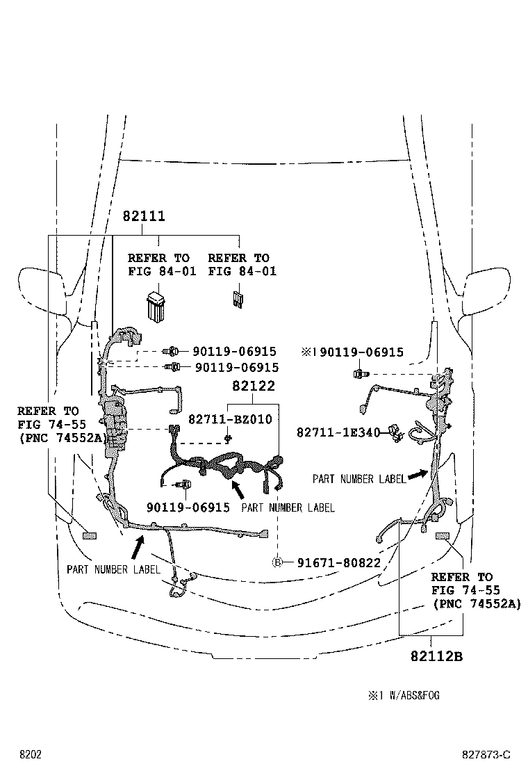 Exploded illustration 827873C