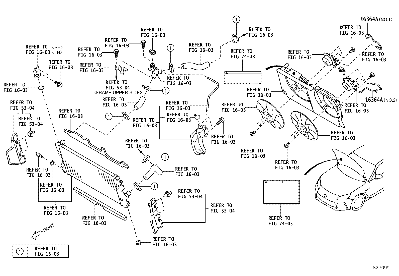 Exploded illustration 82F099