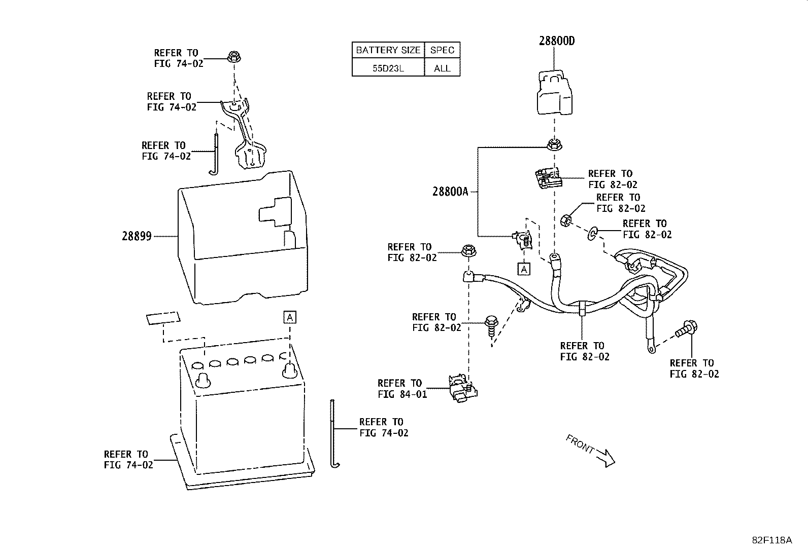 Exploded illustration 82F118A