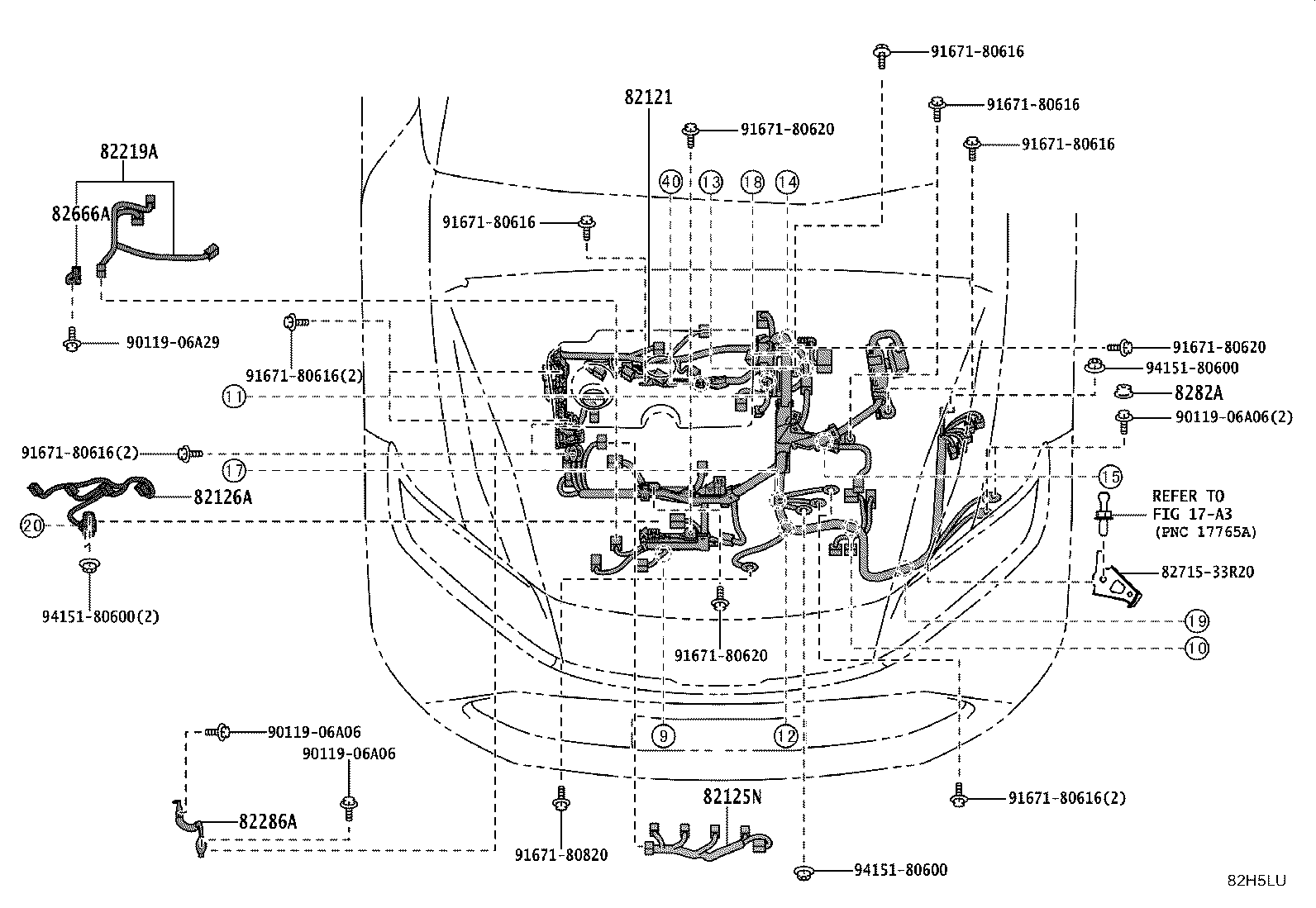 Exploded illustration 82H5MY