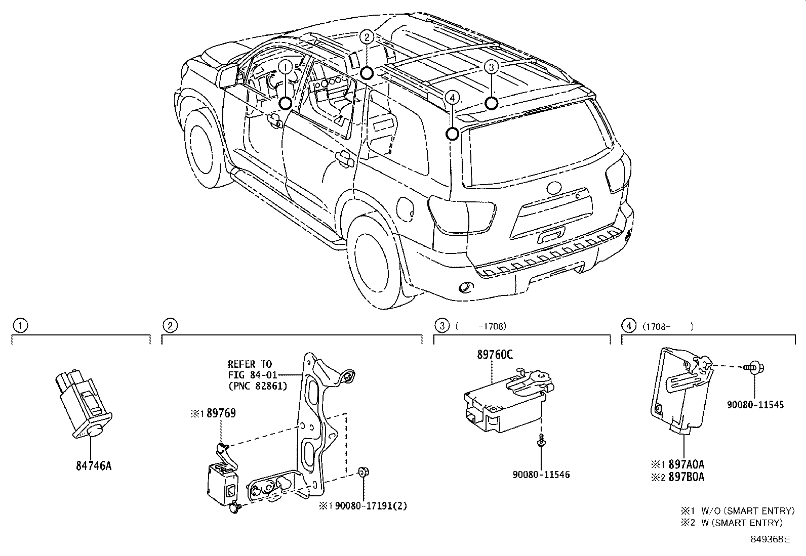 Exploded illustration 849368E