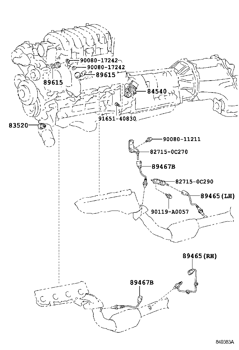 Exploded illustration 849383A