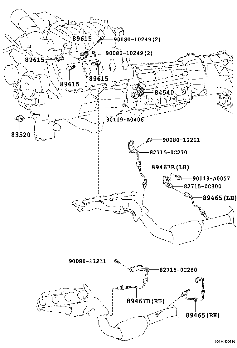 Exploded illustration 849384B