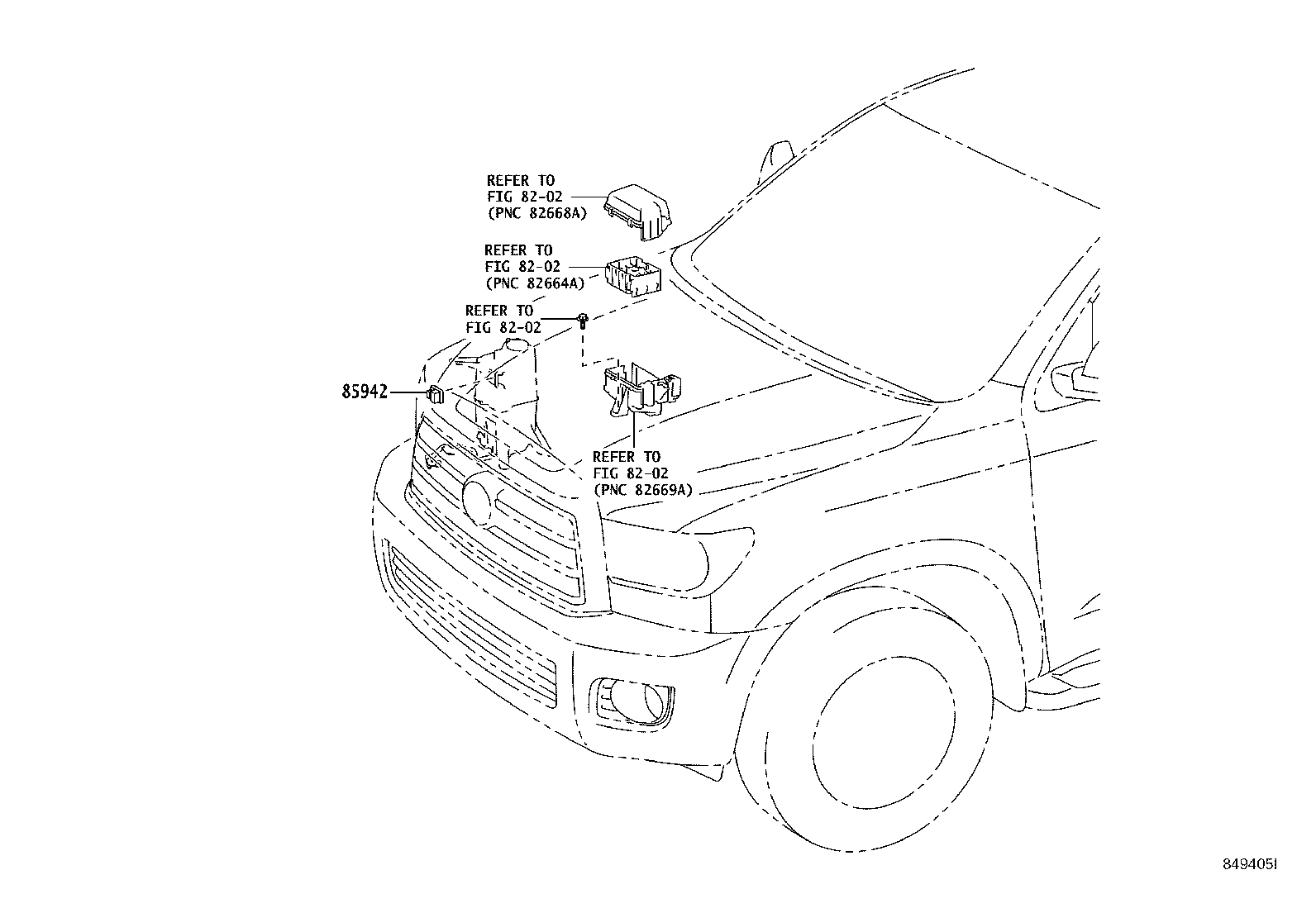 Exploded illustration 849405I