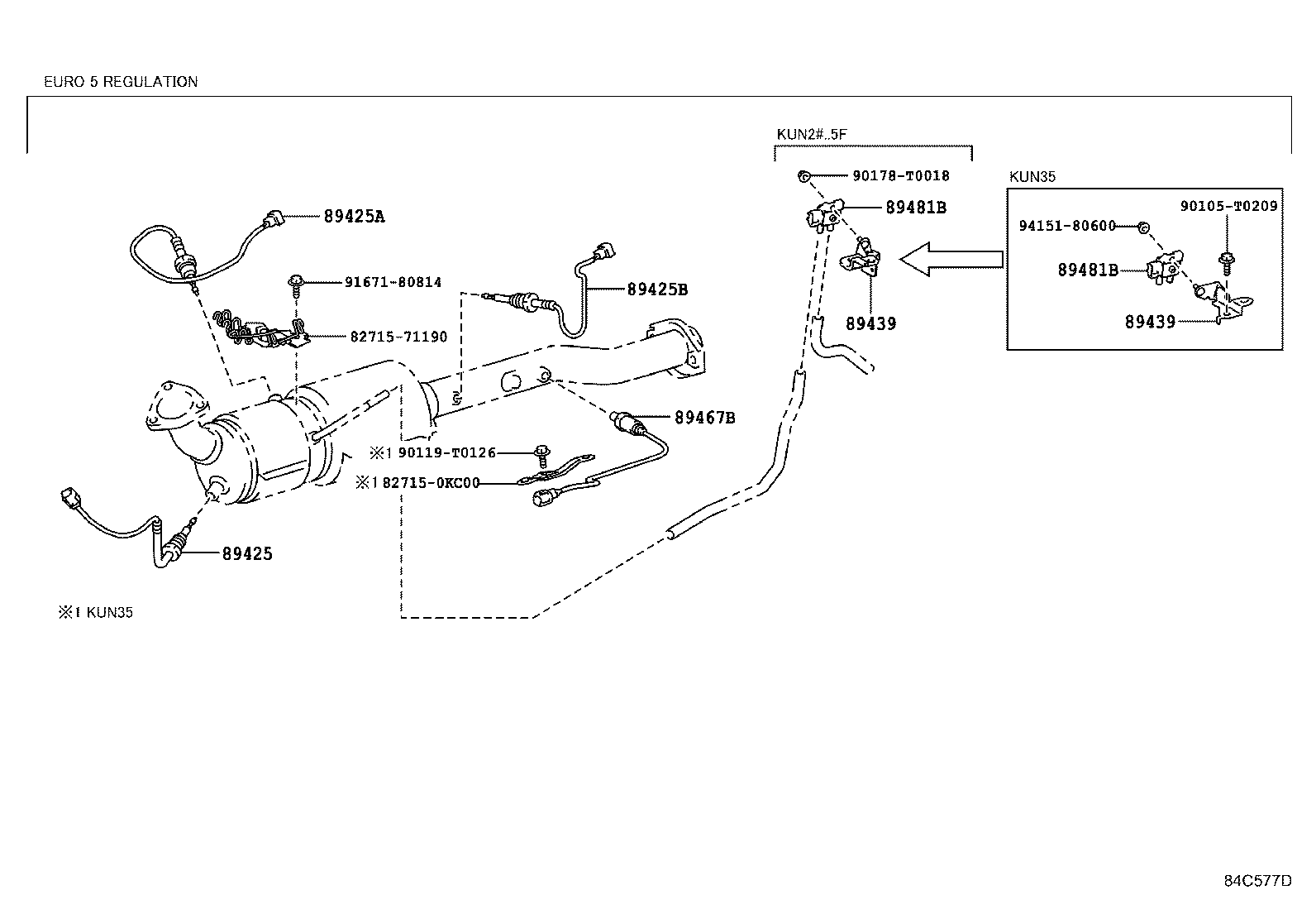 Exploded illustration 84C577D
