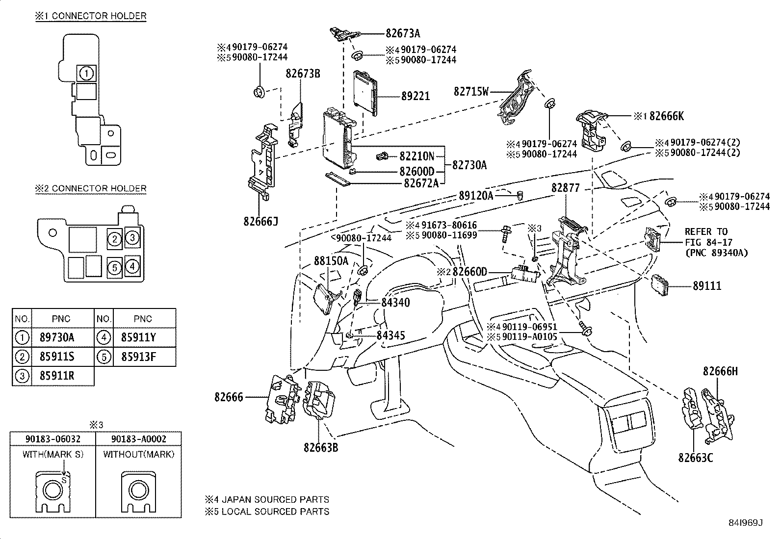 Exploded illustration 84I969J