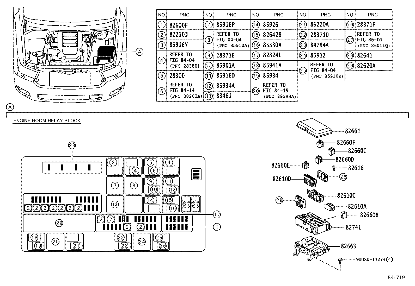 Exploded illustration 84L719