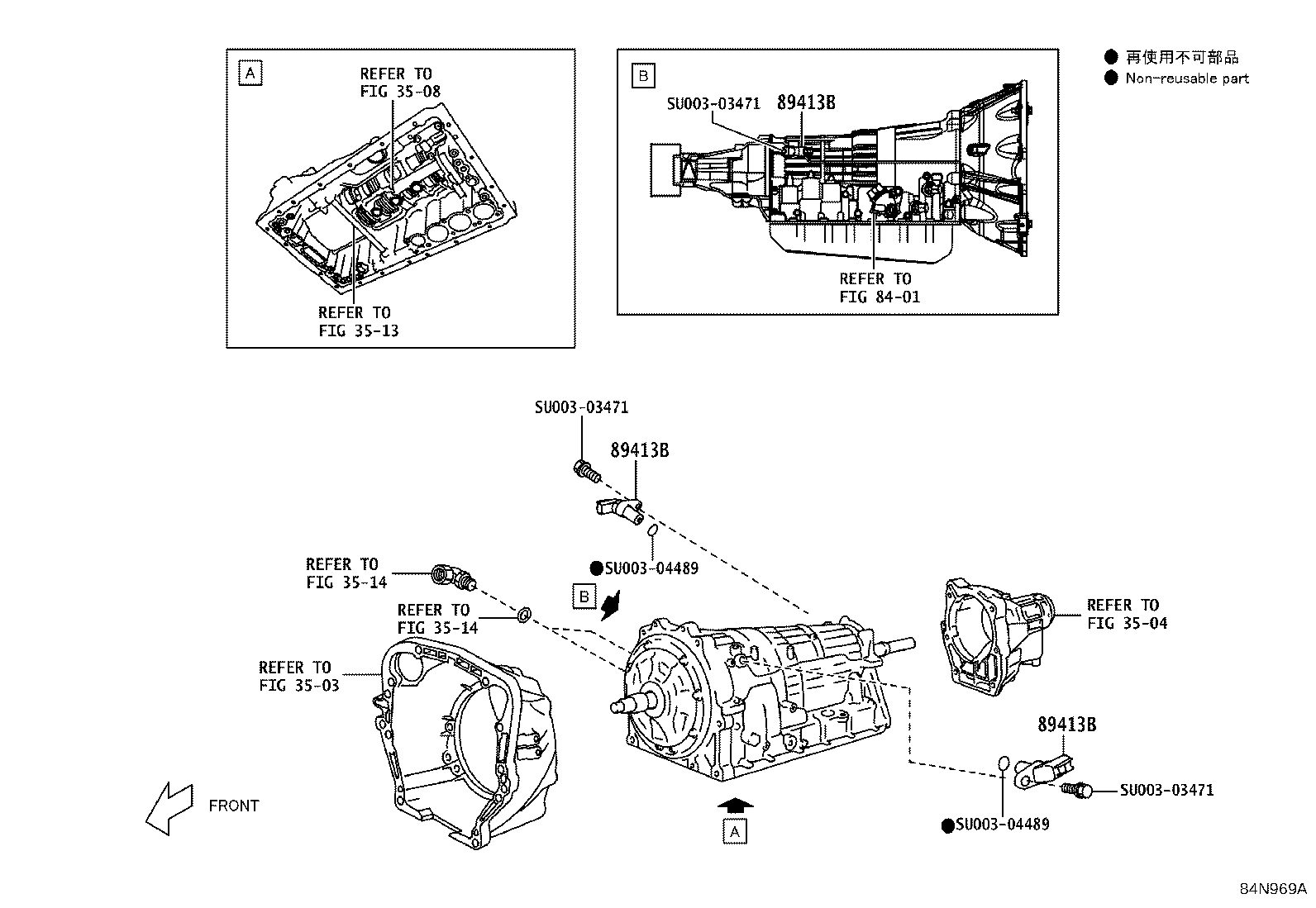Exploded illustration 84N969A