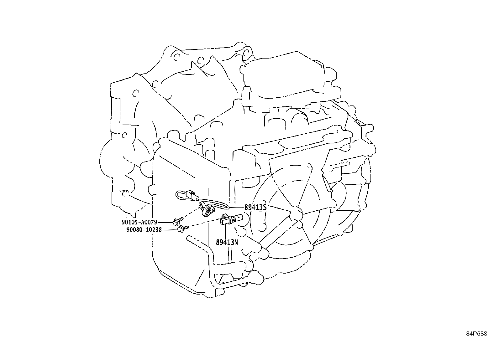 Exploded illustration 84P688