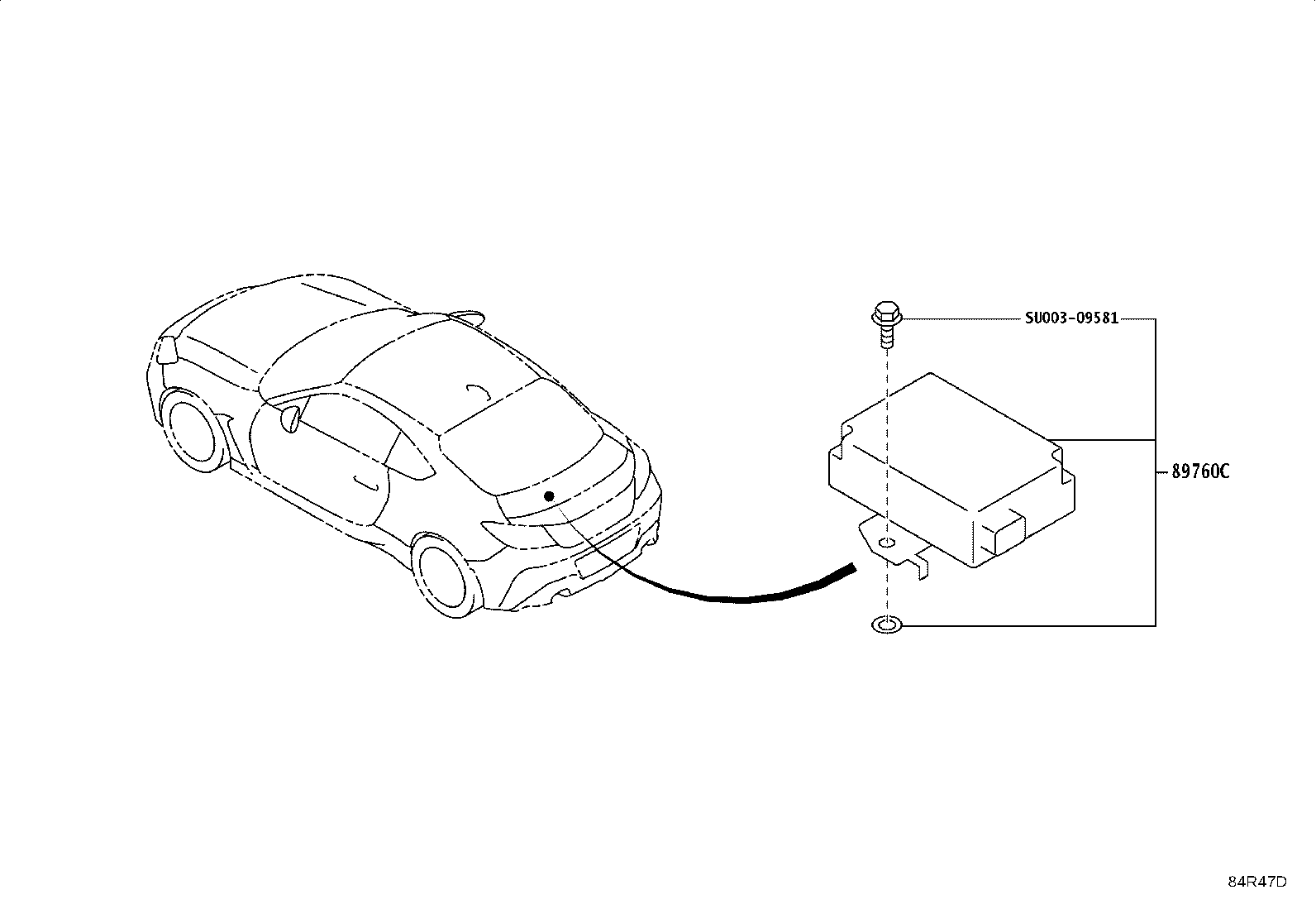 Exploded illustration 84R47D