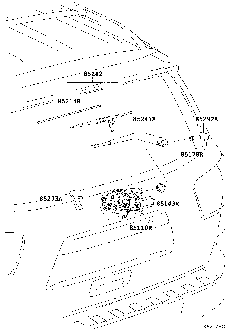 Exploded illustration 852075C