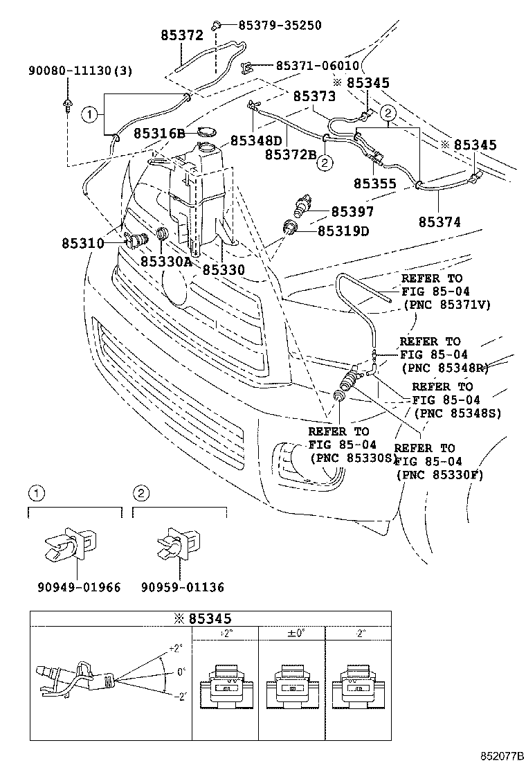 Exploded illustration 852077B