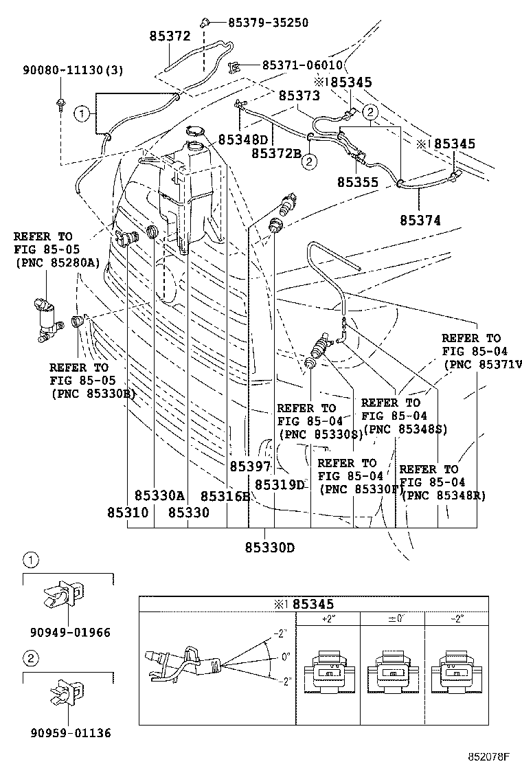 Exploded illustration 852078F