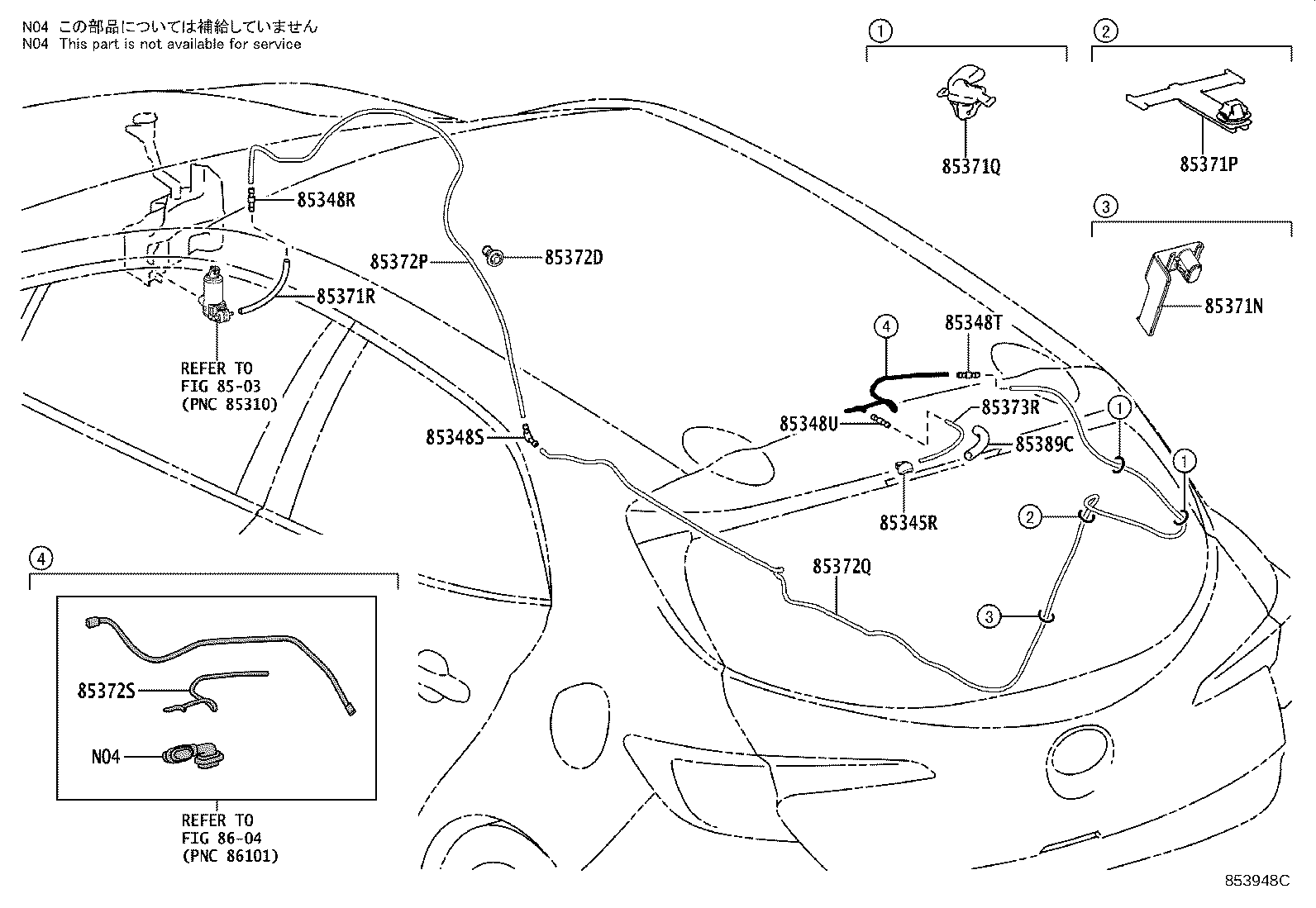 Exploded illustration 853948C