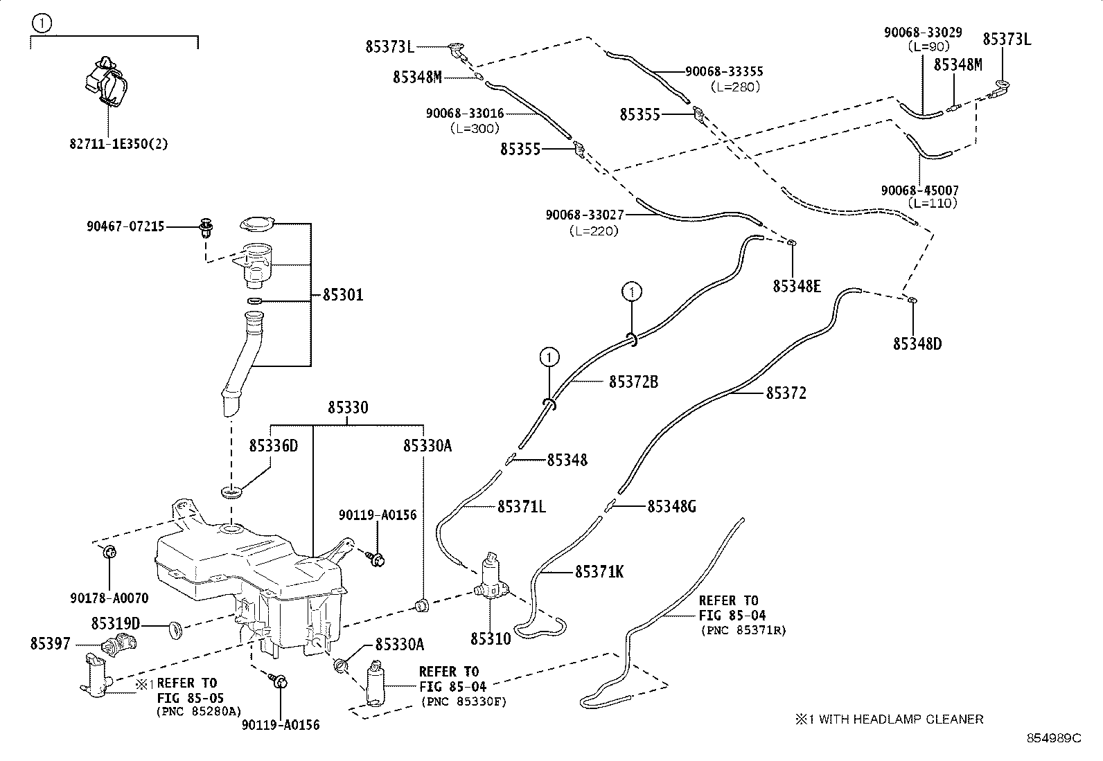 Exploded illustration 854989C