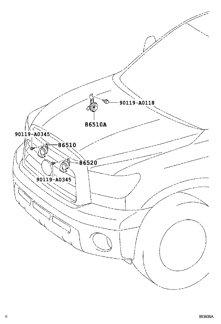 Exploded illustration 863036A