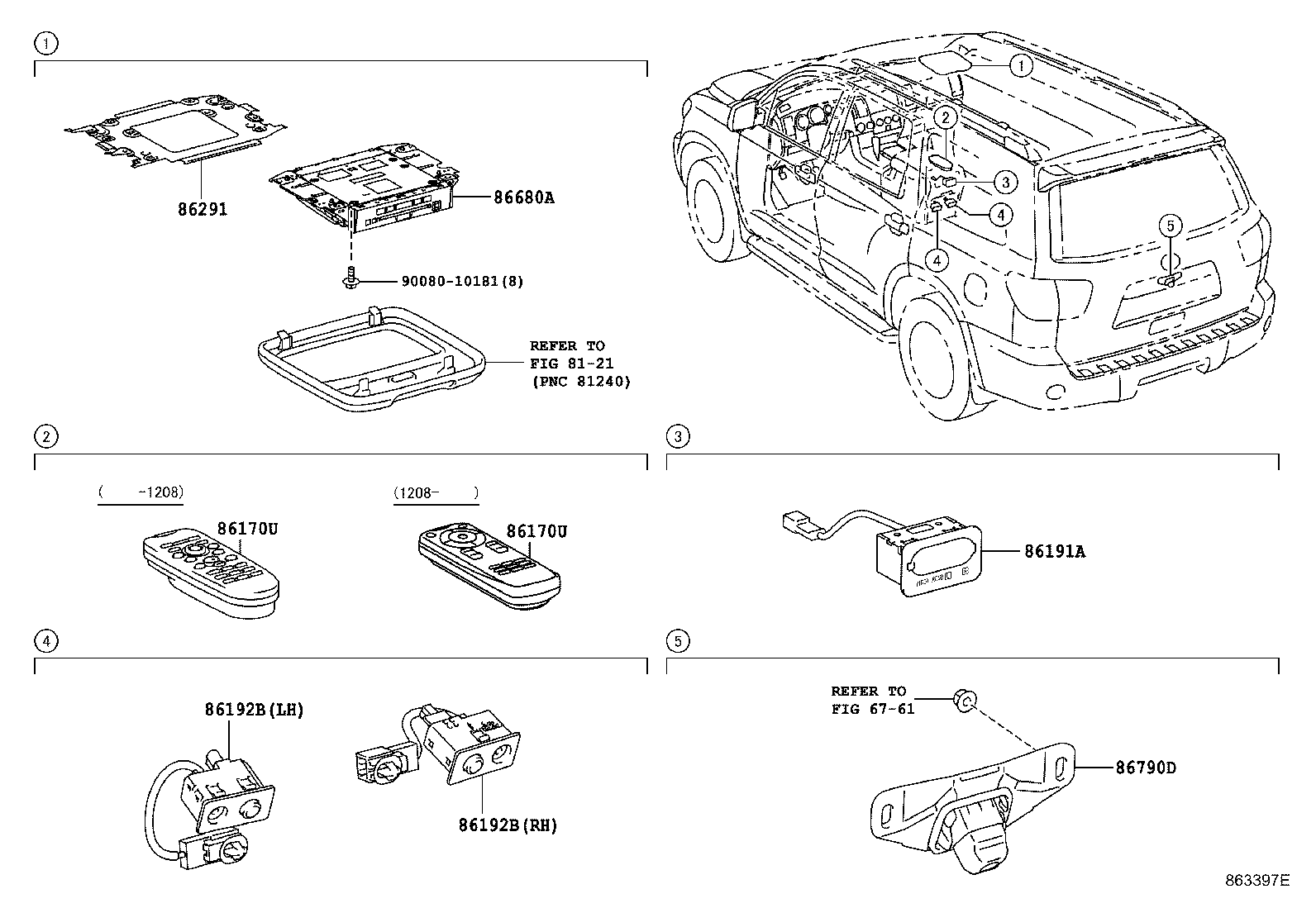 Exploded illustration 863397E