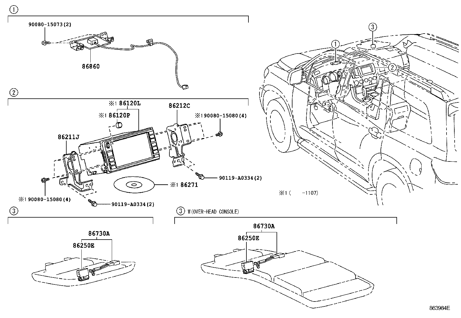 Exploded illustration 863984E