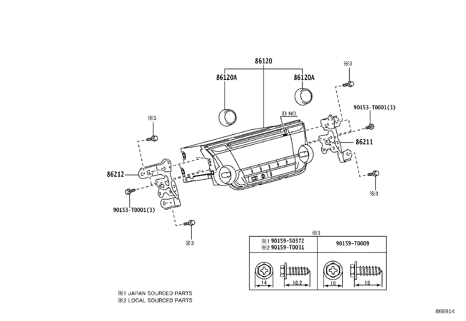 Exploded illustration 866914