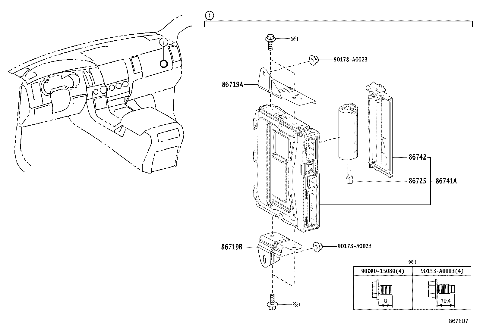 Exploded illustration 867807