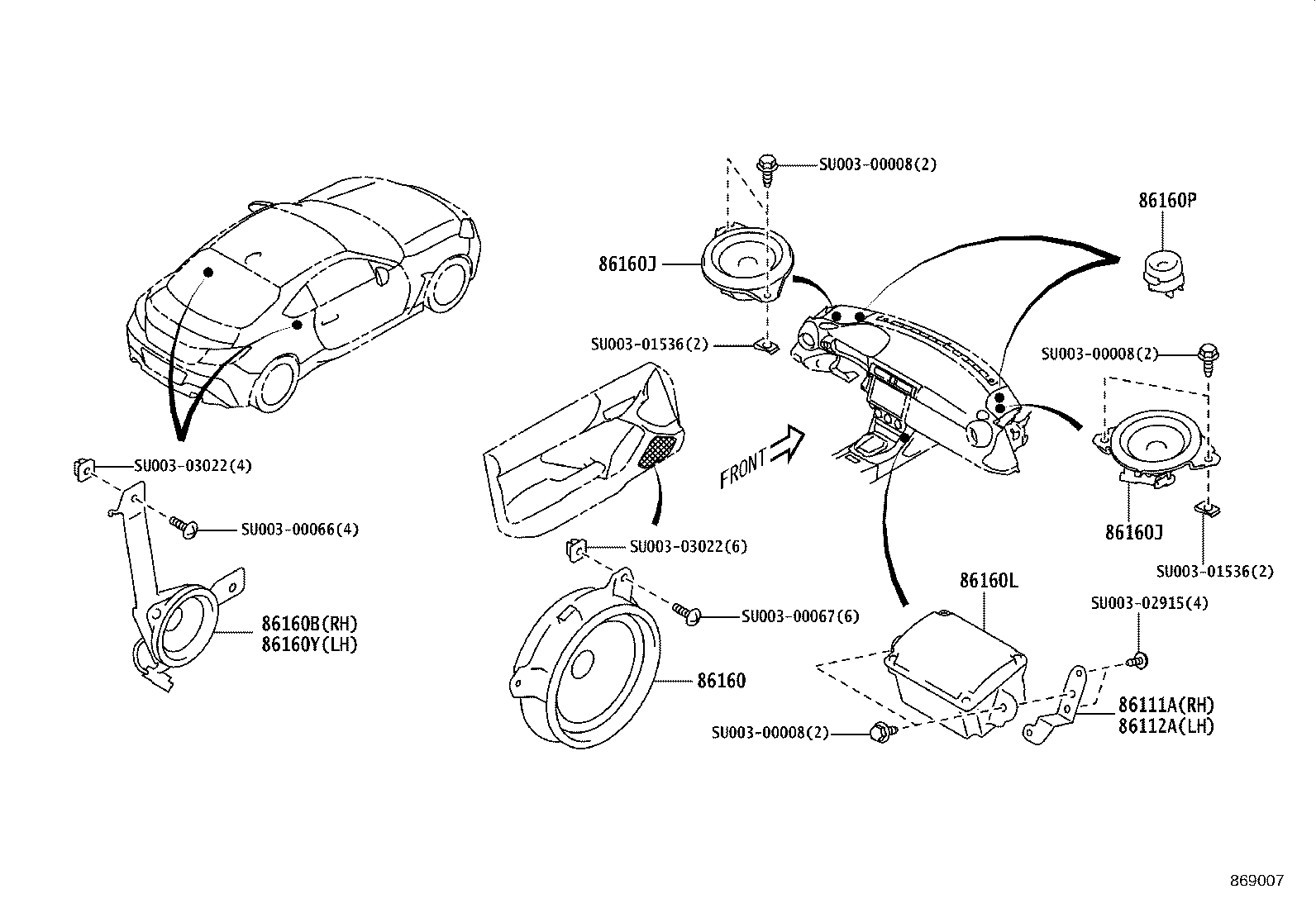 Exploded illustration 869007