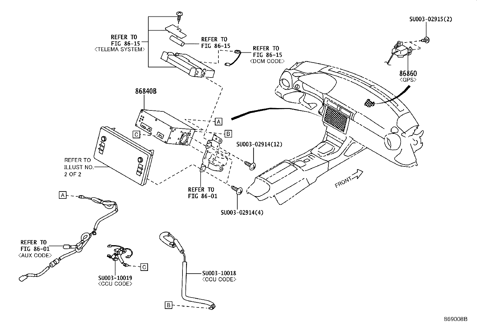 Exploded illustration 869008B