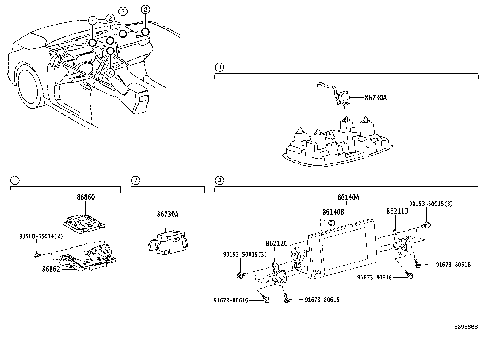 Exploded illustration 869666B