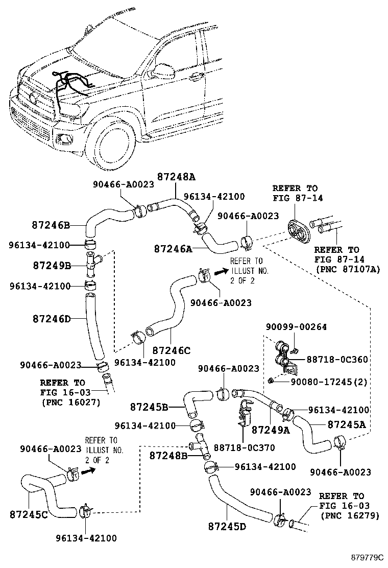 Exploded illustration 879779C
