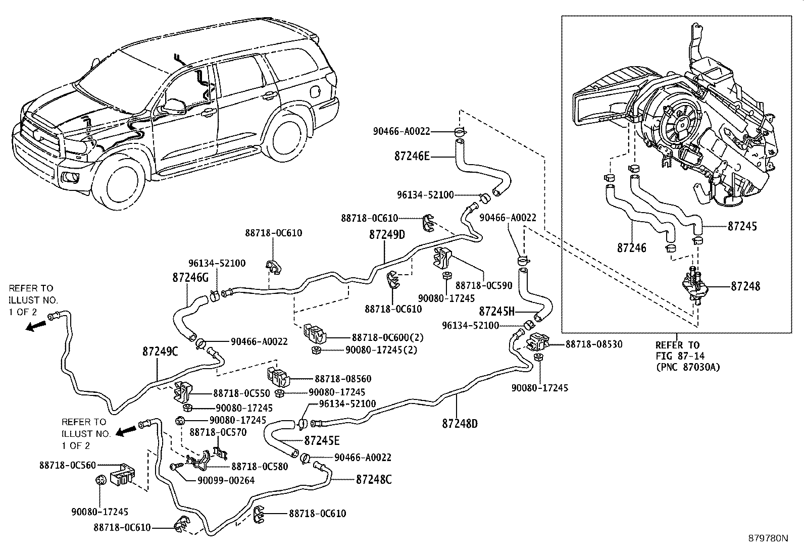 Exploded illustration 879780N