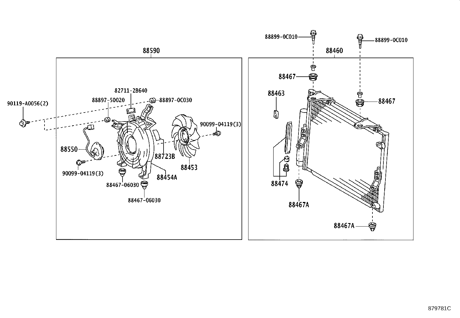 Exploded illustration 879781C