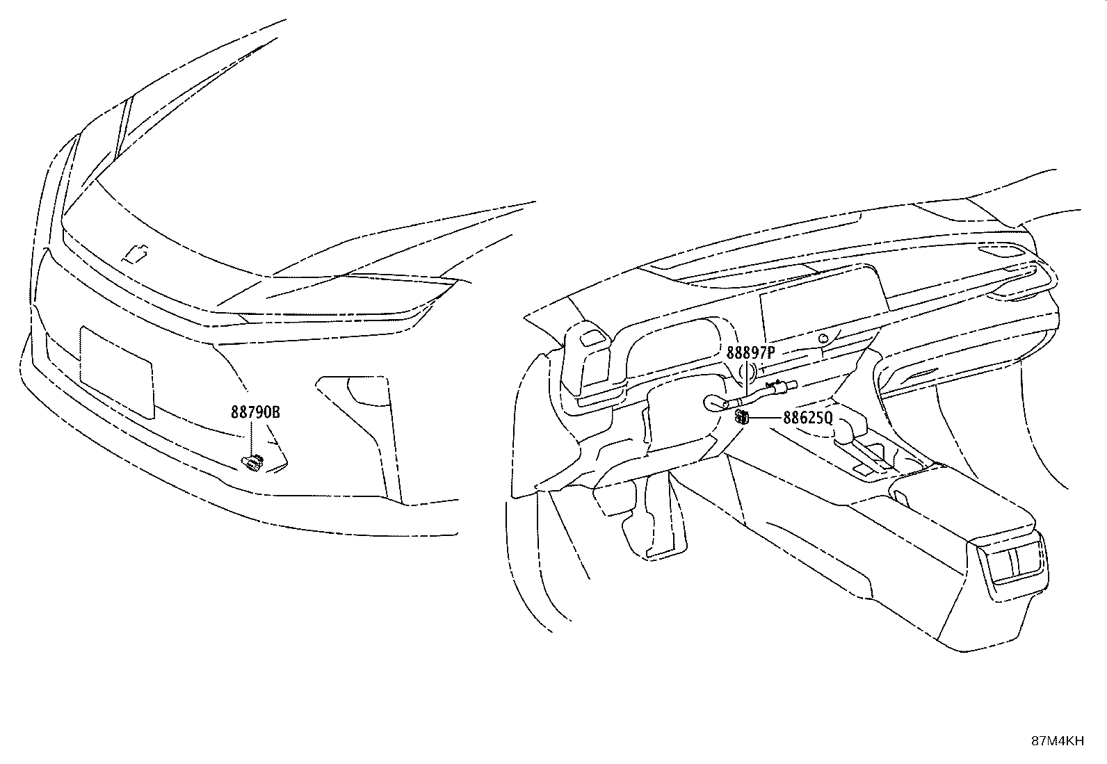 Exploded illustration 87M4KH