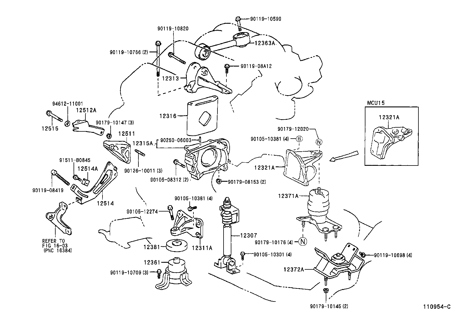 Exploded illustration 110954C
