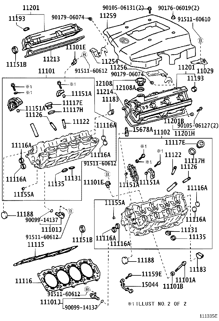 Exploded illustration 111335E