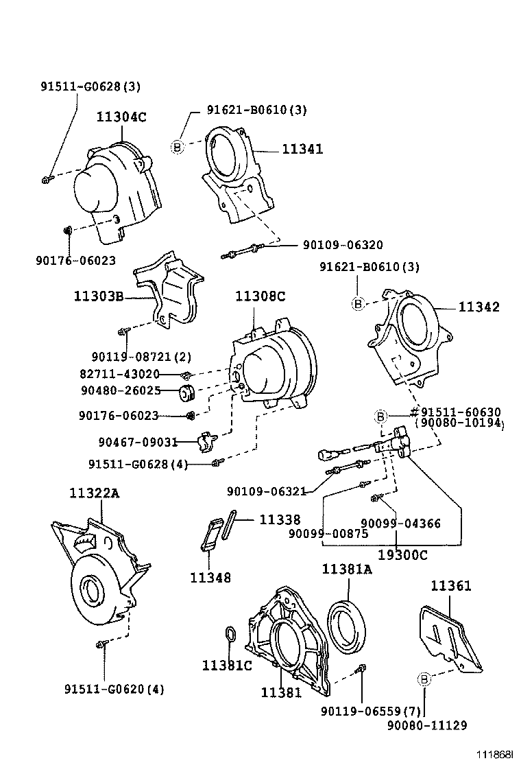 Exploded illustration 111868J
