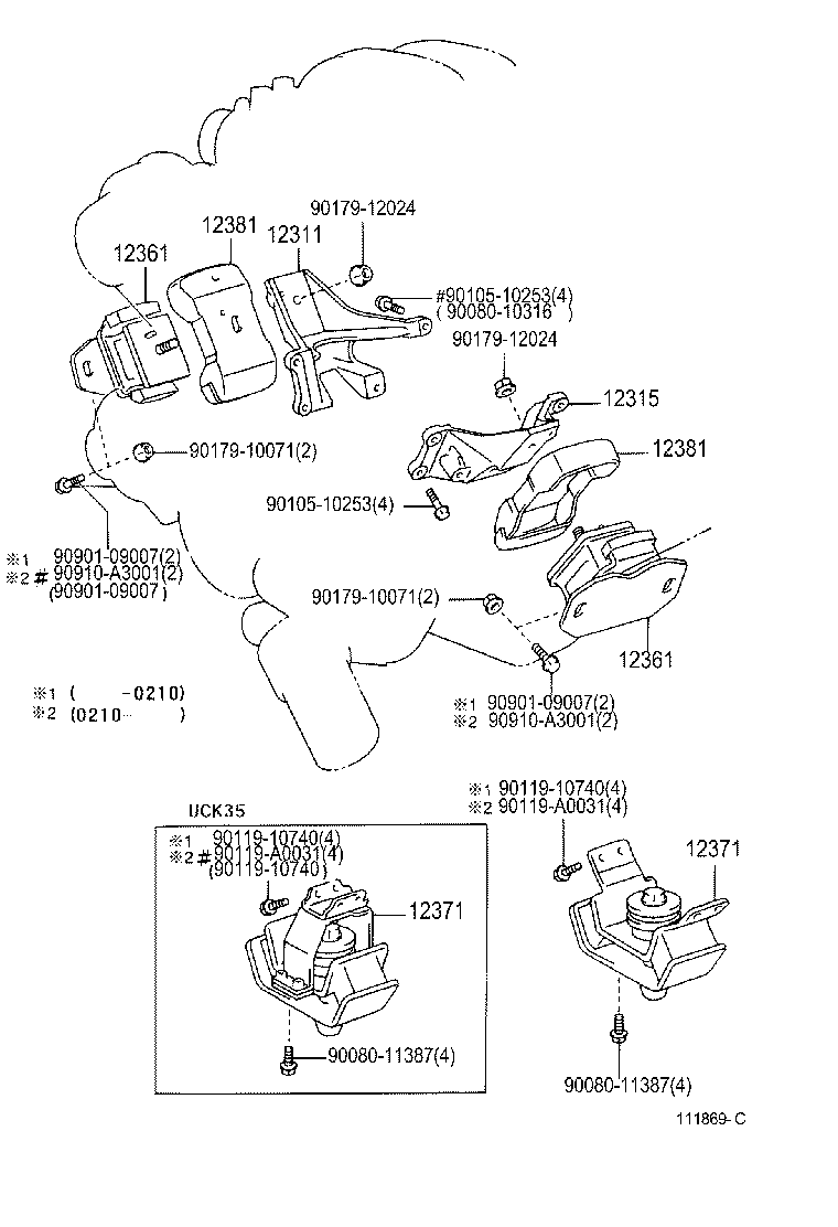 Exploded illustration 111869C