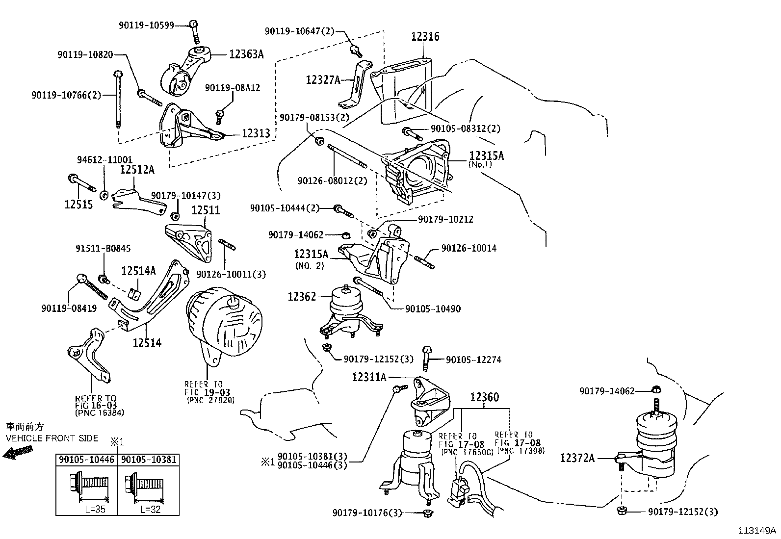 Exploded illustration 113149A