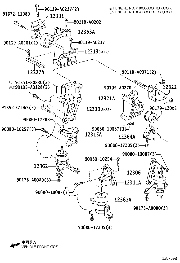 Exploded illustration 115769B