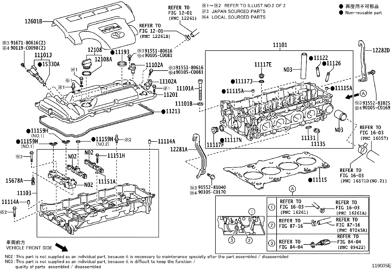 Exploded illustration 119005E