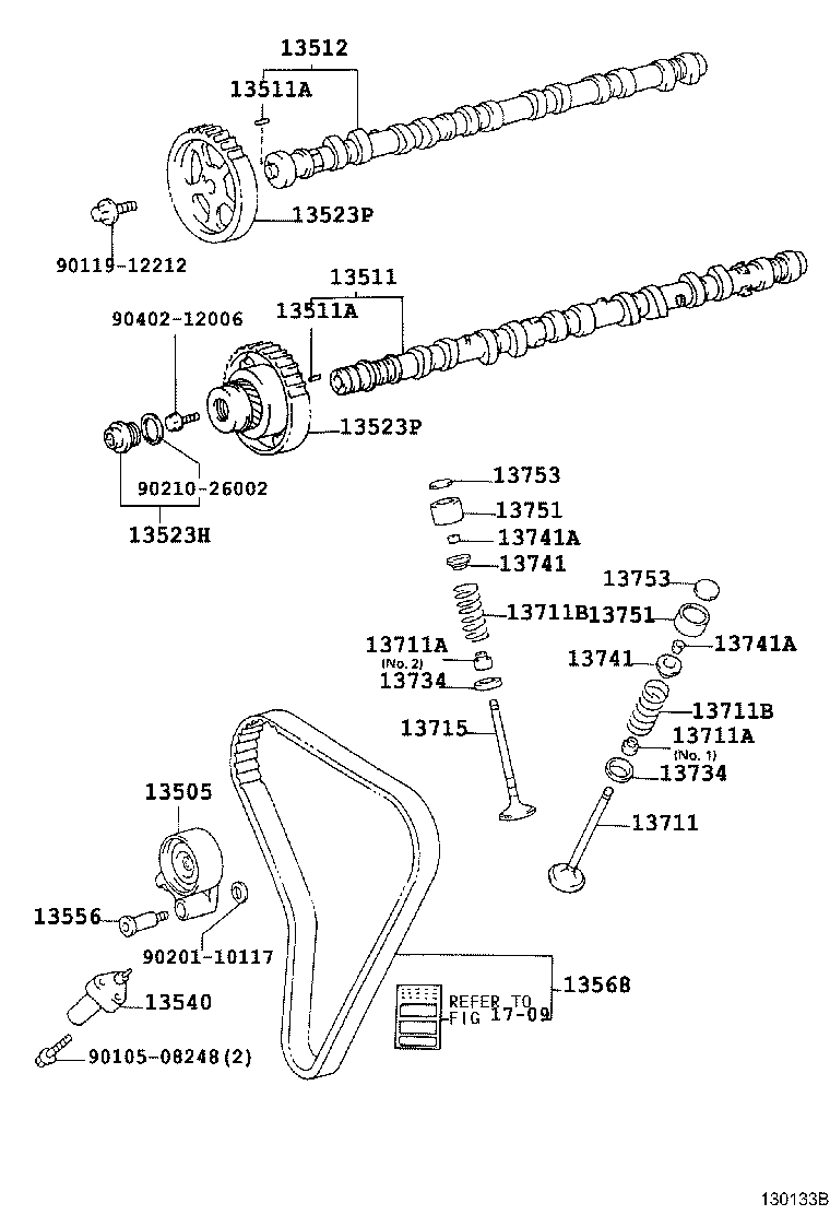 Exploded illustration 130133B
