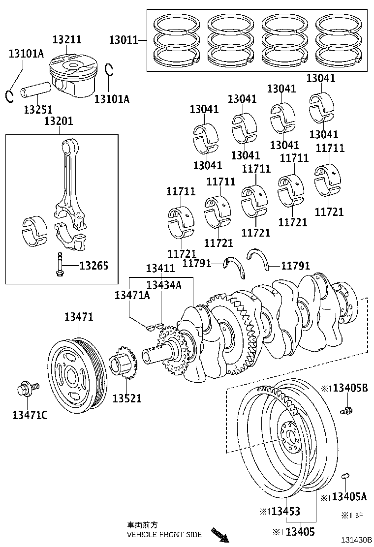 Exploded illustration 131430B