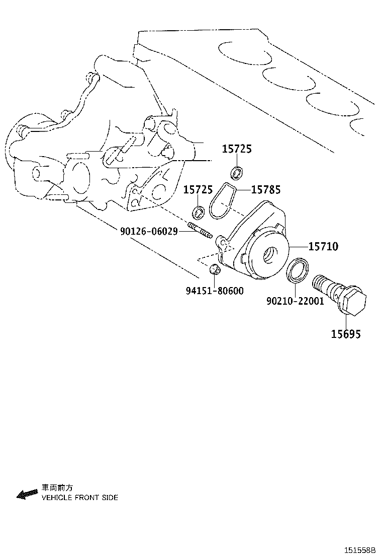 Exploded illustration 151558B